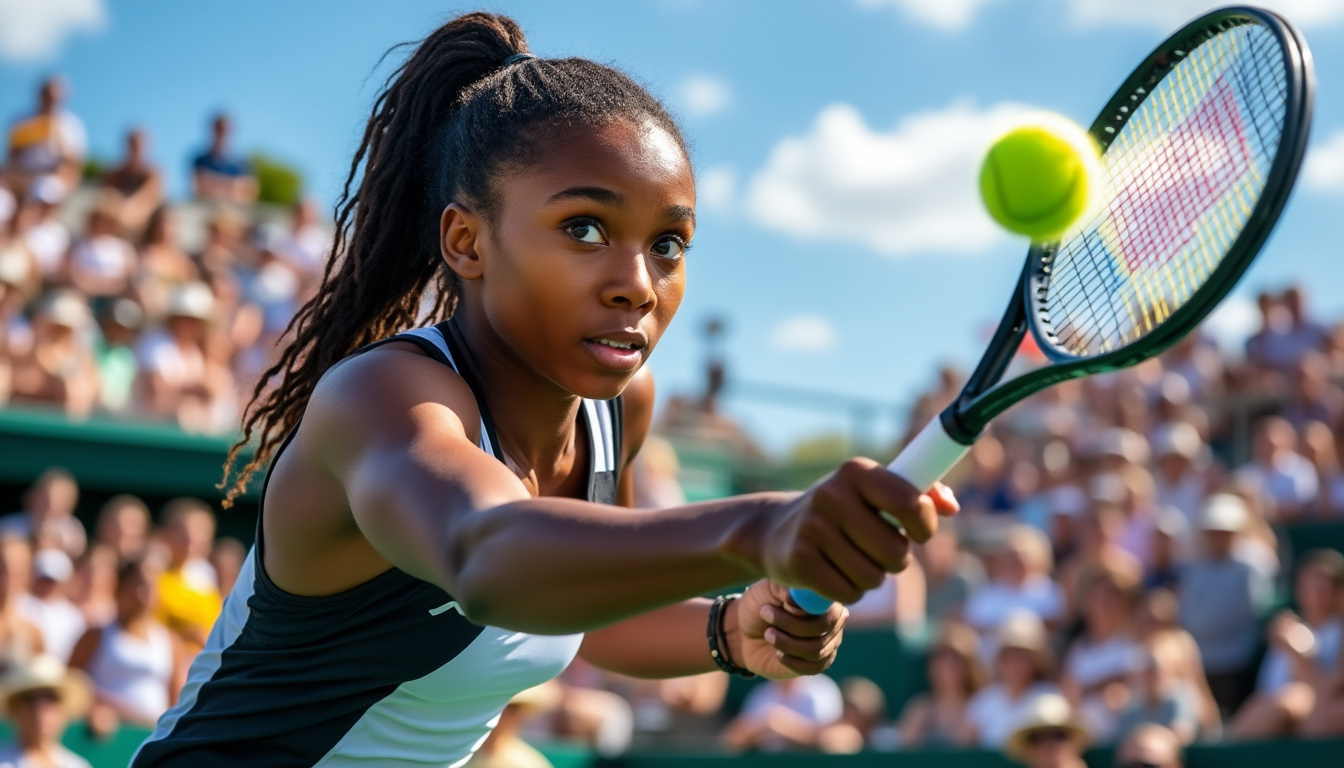 Entdecken Sie den faszinierenden Aufstieg von Coco Gauff, dem jungen Tennis-Wunderkind, das die ganze Welt mit ihren umwerfenden Leistungen verführt. Tauchen Sie ein in ihre außergewöhnliche Reise, ihre Meilensteinsiege und die Herausforderungen, die sie gemeistert hat, um einer der aufstrebenden Stars der Profiszene zu werden.