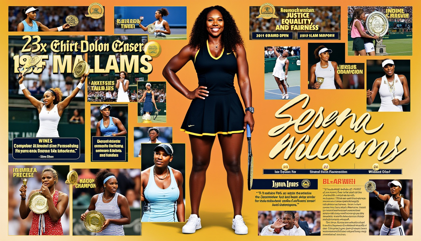 discover the incredible journey of serena williams, a tennis legend who redefined women’s sports. explore her impact on tennis, her landmark victories, and her inspiring legacy for future generations.